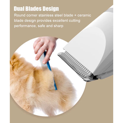 4 in 1 Pet Electric Hair Clipper for Dog Grooming Trimmer Nail Grinder Hair Cutting Machine for Pet Shop Small Medium Cats Dogs