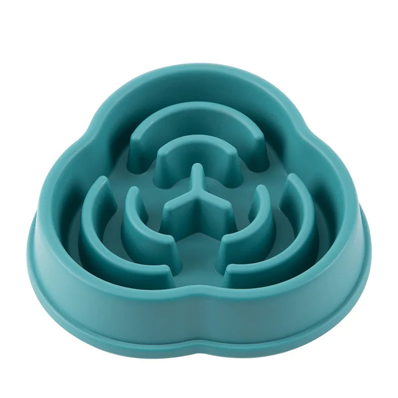1PC Pet Slow Food Bowl anti Choking Dog Bowl Dog Bowl anti Overturning Pet Food Supplies and Feeding Device